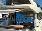 Cockpit showing electric sun awning