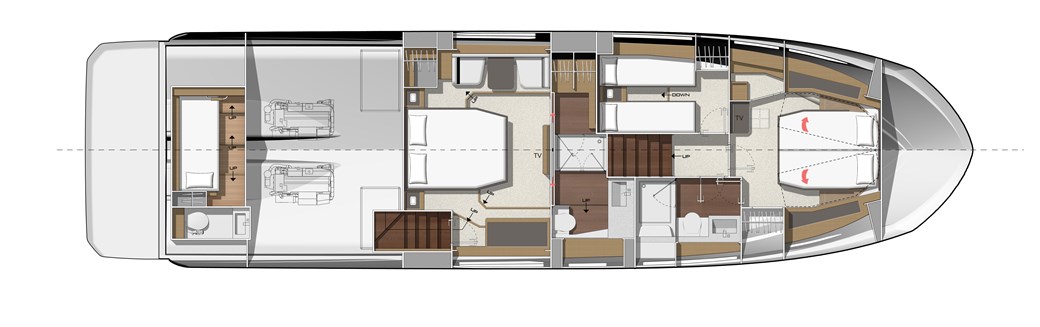 2024 Prestige 590 For Sale - layout