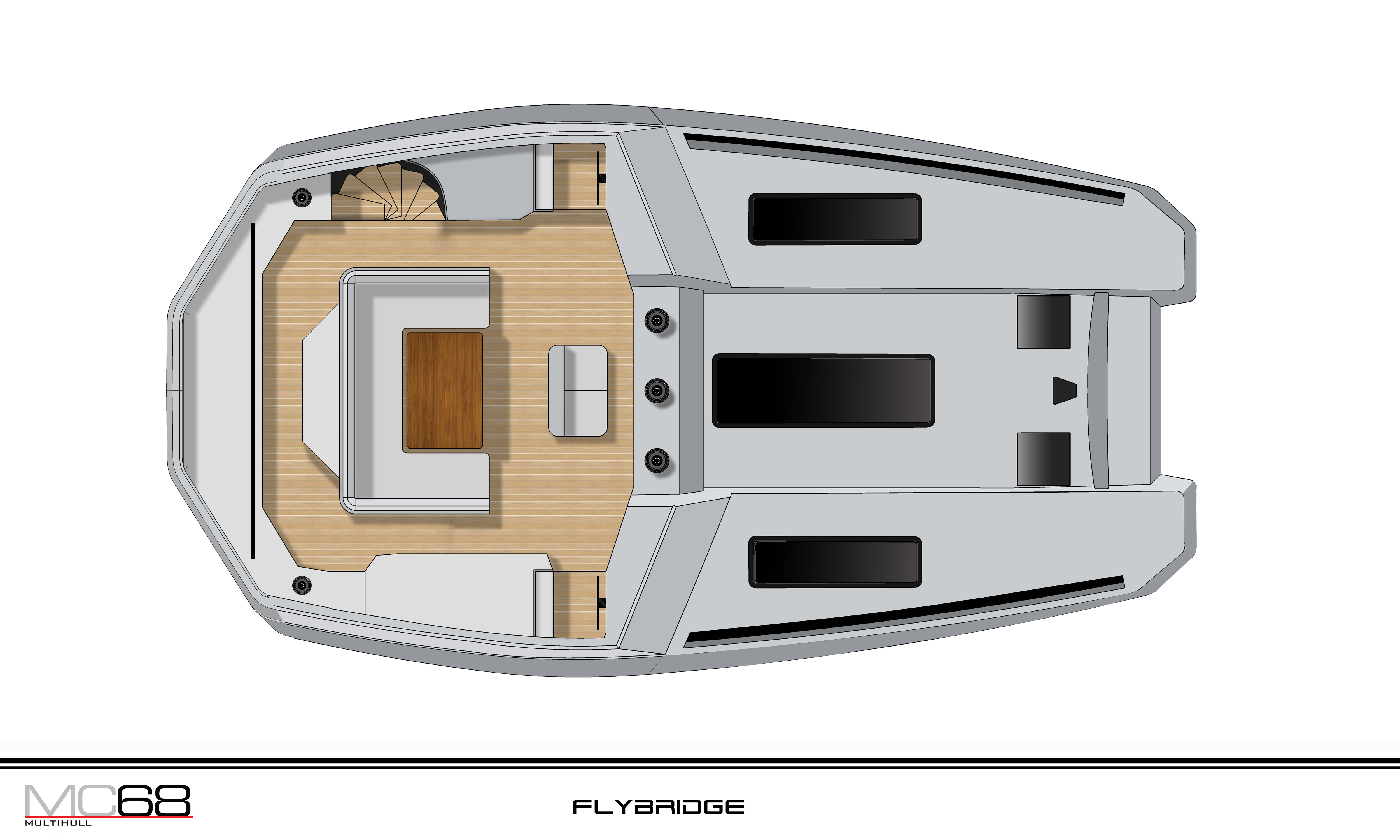 MC68 large flybridge