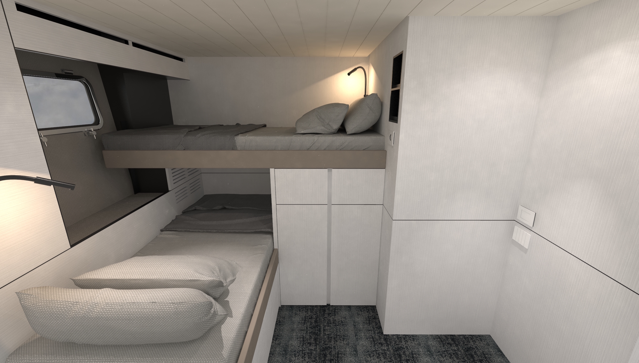 Bluegame BGX60 Guest Cabin