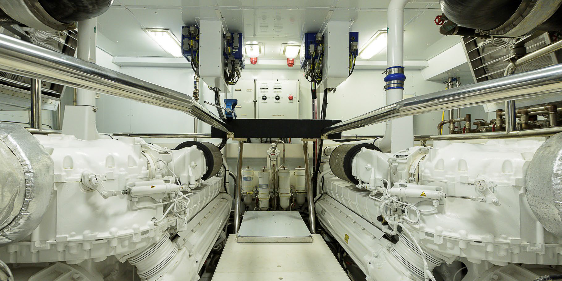 Sanlorenzo SL104 Engine Room
