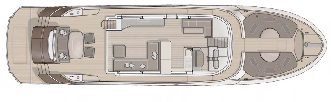Monte Carlo Yacht 70 Main Deck Layout