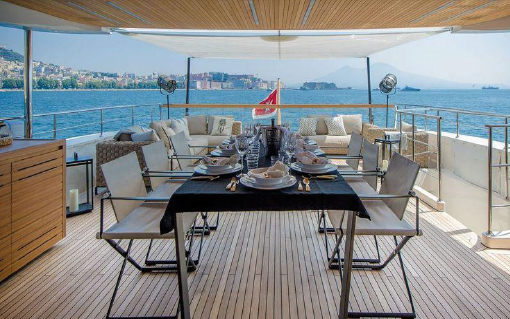 Sanlorenzo SD112 Bridge Deck Aft