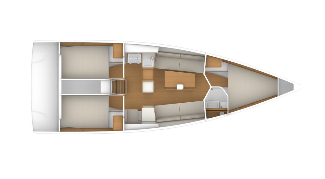 Layout of Beneteau First 36