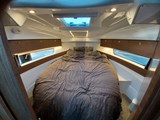 Master cabin forward in the Jeanneau Merry Fisher 895 Offshore