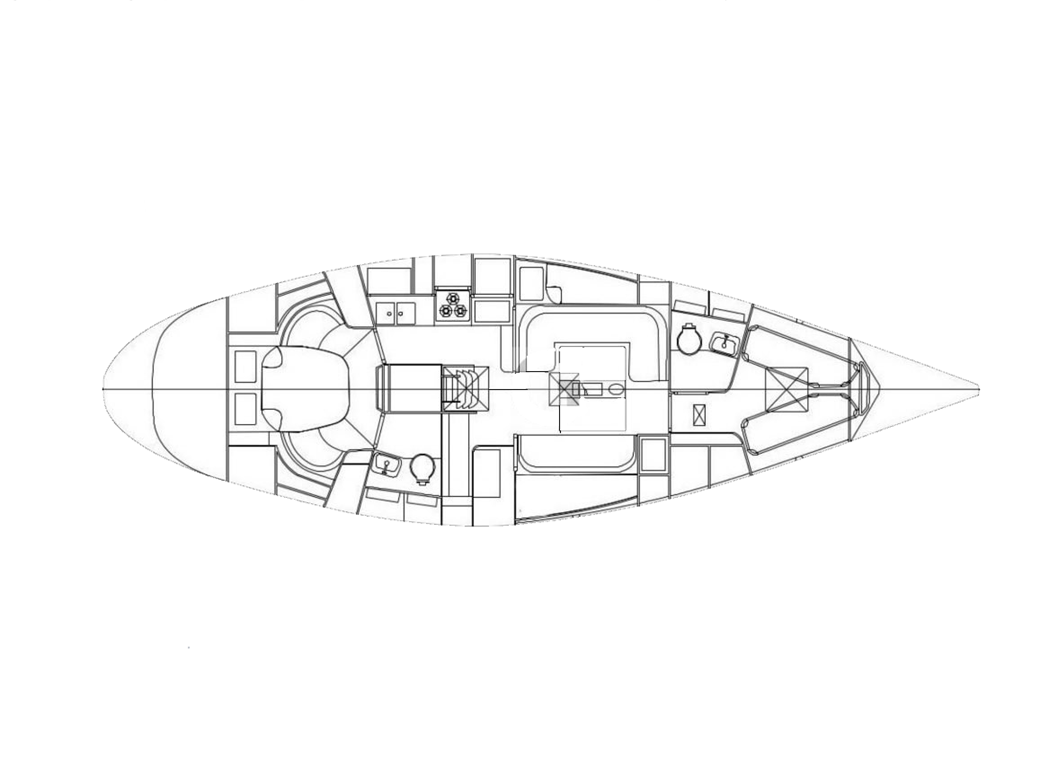 Layout of Swan 46 Mk I