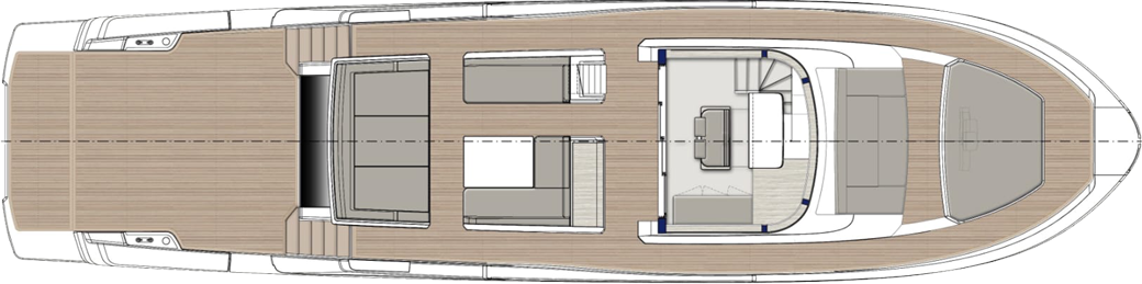 Bluegame BG74 Main Deck