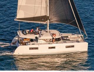 Lagoon 46 underway