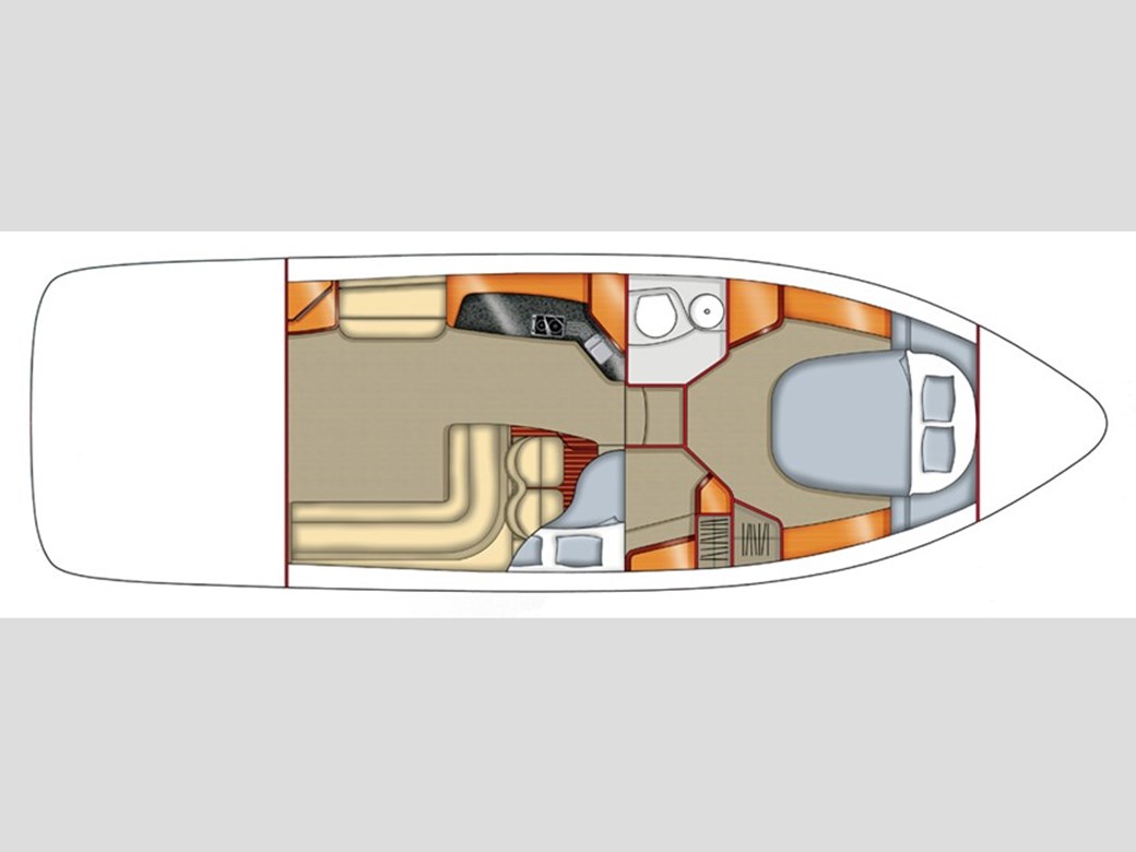 Sealine F34 for sale - layout